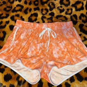 Rue21 Coral Tie Dye Dolphin Shorts